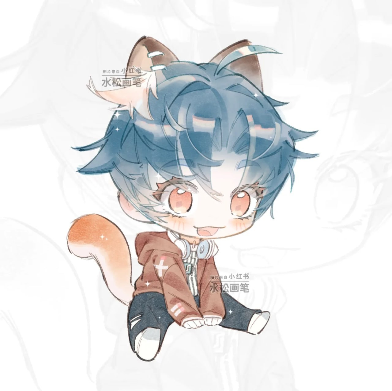 30+Procreate马克笔勾线上色笔刷(附纹理)